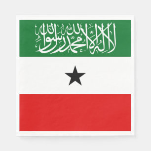 Somalilands flagga pappersservett