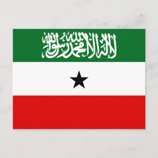 Somalilands nationella Flagga Vykort