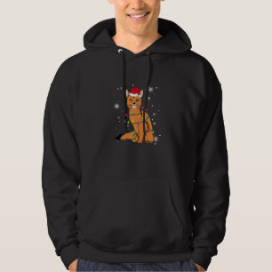 Somalisk katt julbelysning Julkatt Santa huva Hoodie