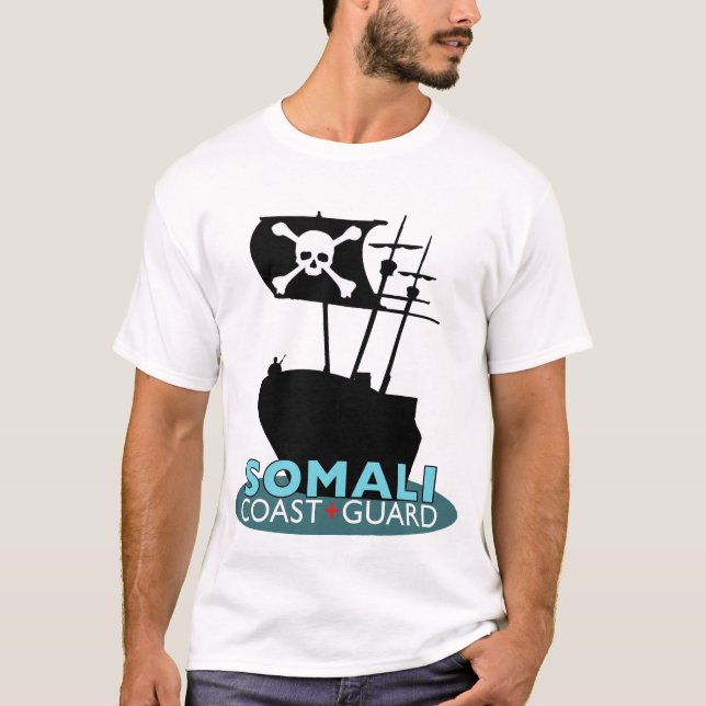 Somalisk kustbevakningT-tröja Tee Shirt (Framsida)