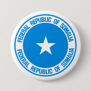 Somaliska rundans emblem knapp