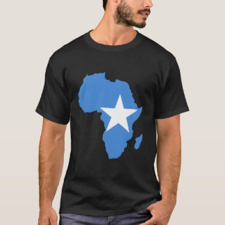 Somaliskt Pride Somalia Flagga Afrika Karta Hoodie T Shirt