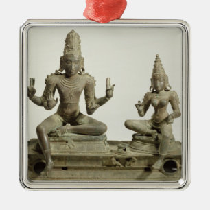 Somaskanda Chola, Tamil Nadu (brons), Julgransprydnad Metall