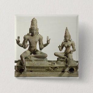 Somaskanda Chola, Tamil Nadu (brons), Knapp