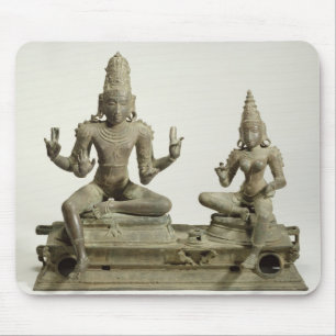 Somaskanda Chola, Tamil Nadu (brons), Musmatta