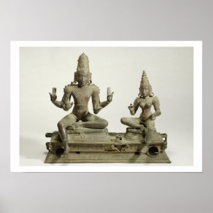 Somaskanda Chola, Tamil Nadu (brons), Poster