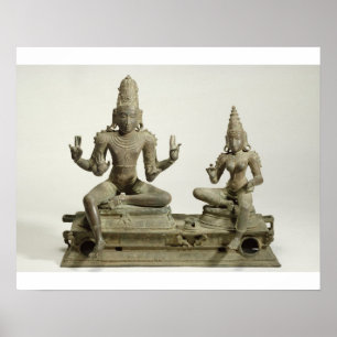Somaskanda, Chola, Tamil Nadu (bronze) Poster