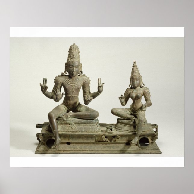 Somaskanda, Chola, Tamil Nadu (bronze) Poster (Framsidan)