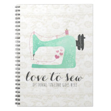 Sömaskin på shabby chic spets och juteväv