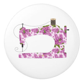 Sömaskin Rum Dekoration Lila Blomma Knopp