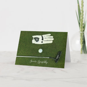 Somber Golf Sympathy Kort