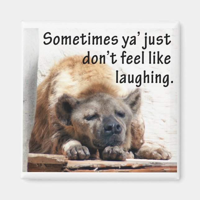 Somber Hyena Magnet (Framsidan)