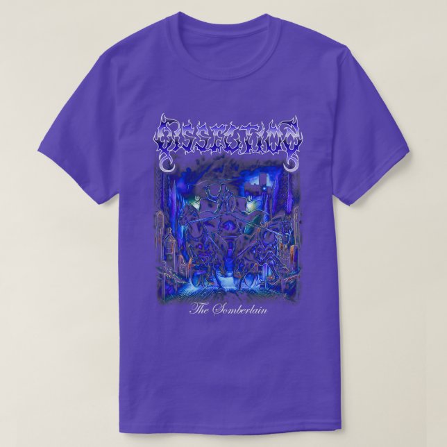 Somberlain efter Dissection Old school Black Meta T Shirt (Design framsida)