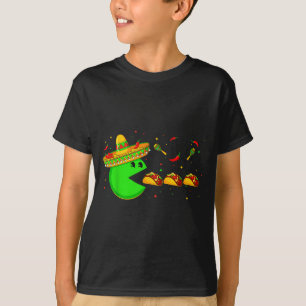 Sombrero äter cinco de mayo mexikansk fiesta-spela t shirt