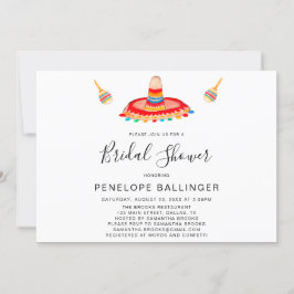 Sombrero Bridal Fiesta Inbjudningar, Bröllopsfest  Inbjudningar