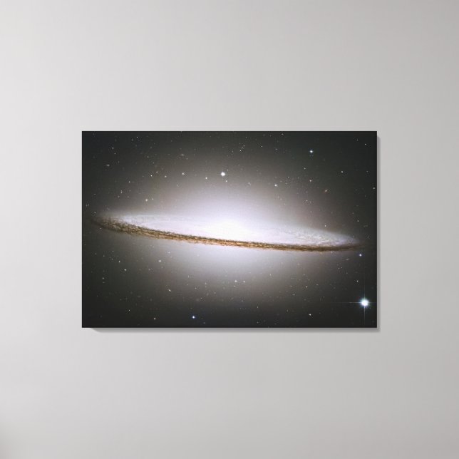 Sombrero-galaxen Canvas (Framsida)