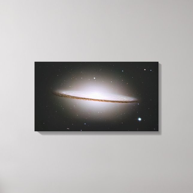 Sombrero galaxy canvastryck (Framsida)