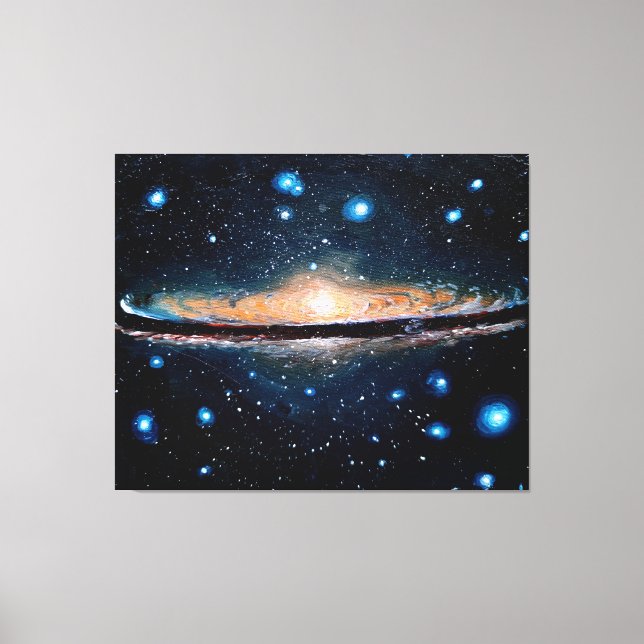 Sombrero galaxy canvastryck (Framsida)