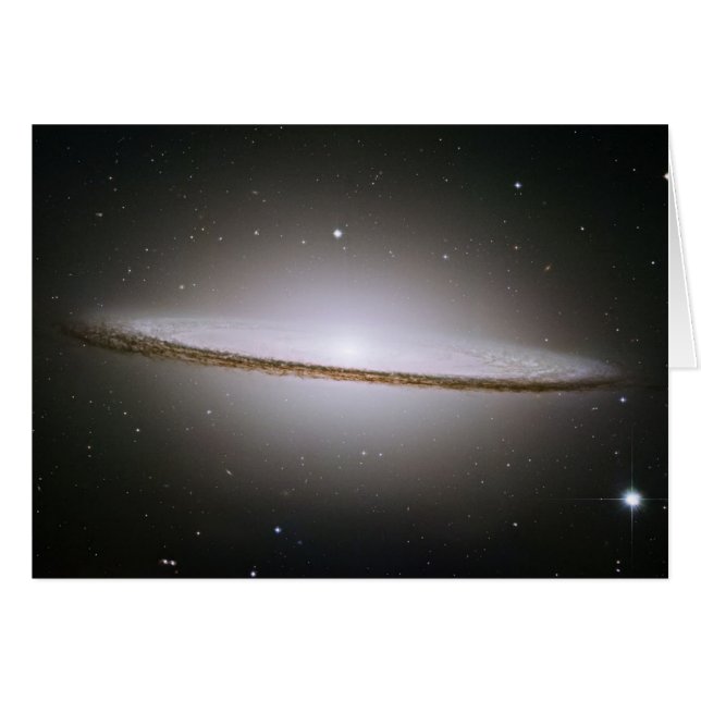 Sombrero Galaxy Hälsningskort (Framsidan Horizontal)