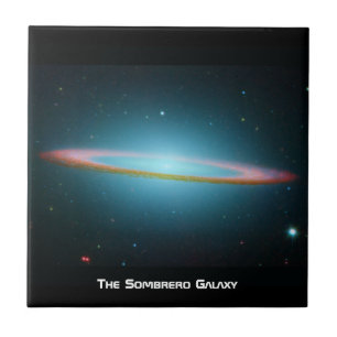 Sombrero Galaxy Kakelplatta