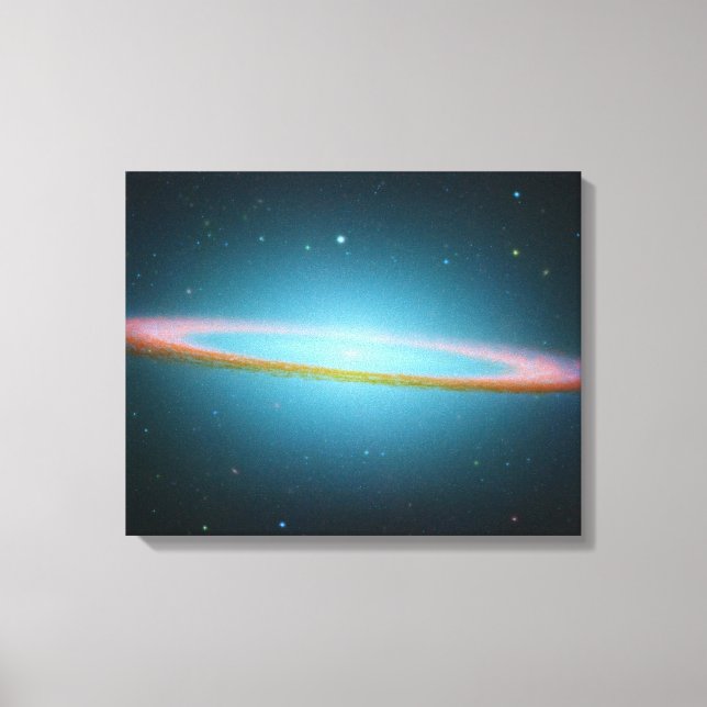 Sombrero Galaxy - M104 - omslagna arbetsytor Canvastryck (Framsida)