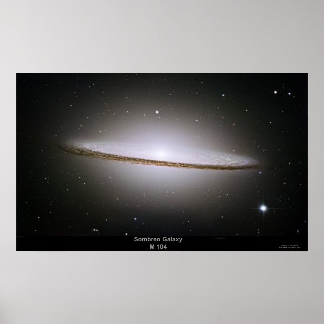 Sombrero Galaxy (M104) poster (Framsidan)