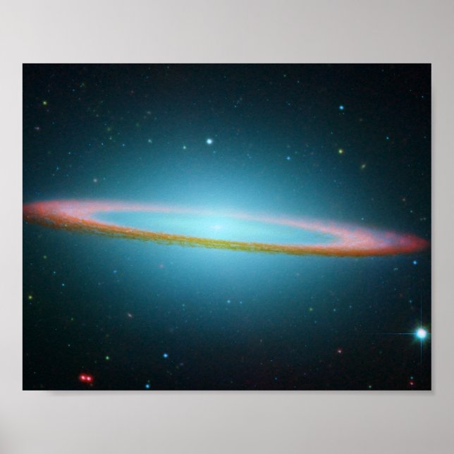 Sombrero Galaxy - M104 - poster/skriv ut Poster (Framsidan)