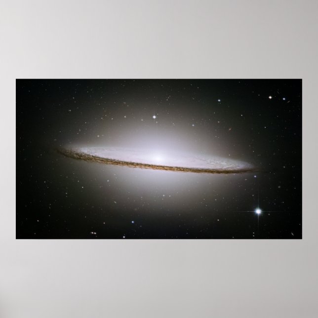 Sombrero Galaxy, M 104, NGC 4594, IRAS 12373-1121 Poster (Framsidan)