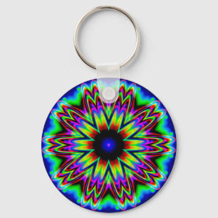 Sombrero Galaxy Mandala Nyckelring