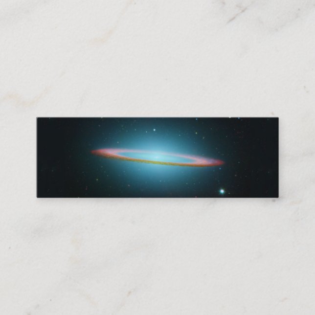 Sombrero Galaxy-profilkort Mini Visitkort (Framsida)