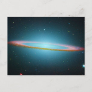 Sombrero Galaxy Space-fotografi Vykort
