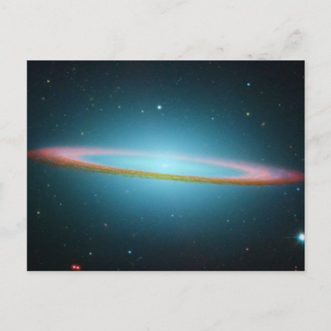 Sombrero Galaxy Space-fotografi Vykort (Framsida)