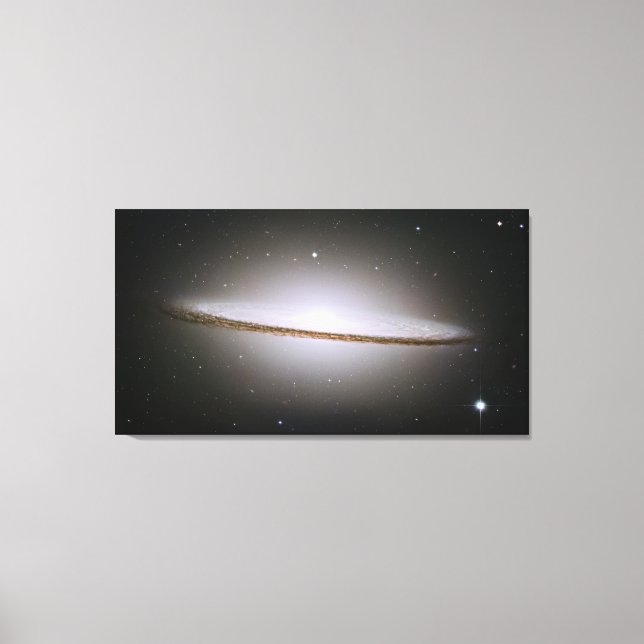 Sombrero Galaxy Wrapped Canvas (Framsida)