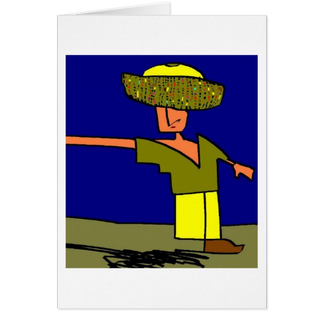 Sombrero Hälsningskort (Framsidan)