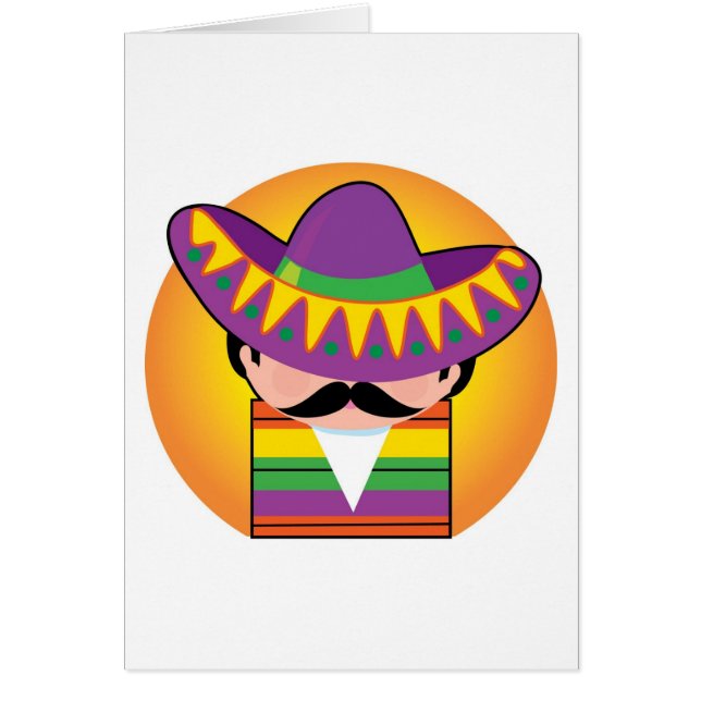 Sombrero Hälsningskort (Framsidan)