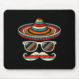 Sombrero Mustasch Solglasögon Cinco De Mayo Fiesta Musmatta
