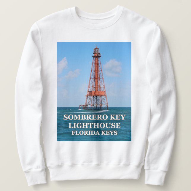 Sombrero Nyckel fyr, Florida Nycklar Sweatshirt (Design framsida)