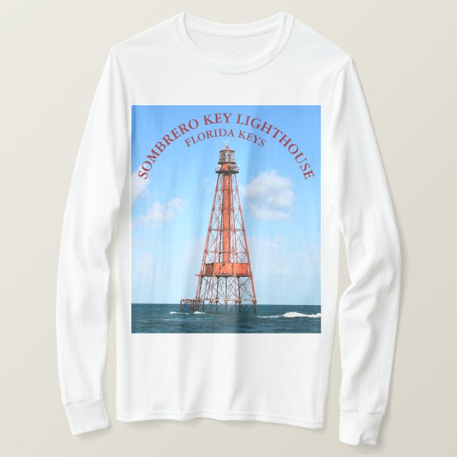 Sombrero Nyckel fythouse Florida Nycklar långärmad T Shirt (Design framsida)