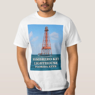 Sombrero Nyckel Lighthouse, Florida Nycklar T-Shir Tröja