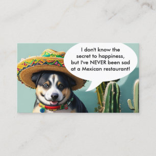 sombrero perro-minne lojalitetskort