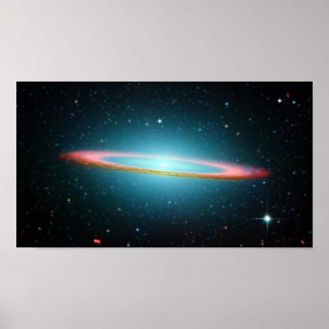 Sombrero spiral galaxy NGC 4594 Poster (Framsidan)