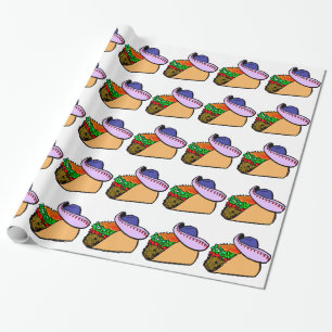 Sombrero Wearing Taco Presentpapper