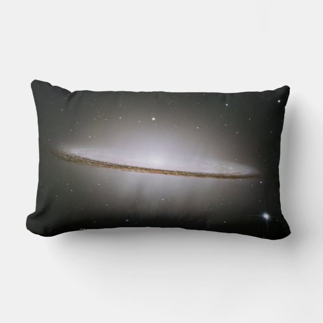 Sombrerogalax (det Hubble teleskop) Lumbarkudde (Framsida)