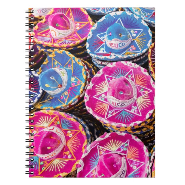 Sombreros i Mexiko Anteckningsbok (Framsidan)
