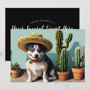 sombreros perros inbjudningar