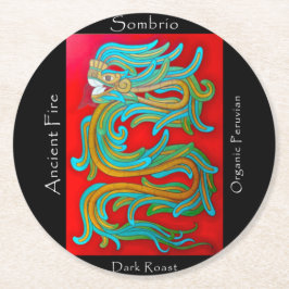 Sombrio Blend Ancient Fire Coffee Underlägg Papper Rund