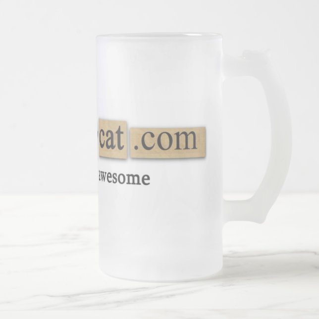 SOMC - Frostad ölmugg Frostat Ölglas (Höger)