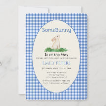 Some Bunny Baby Shower Blå