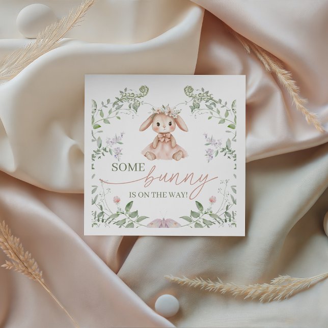 Some Bunny Baby Shower Paper Napkins Pappersservett (Skapare uppladdad)