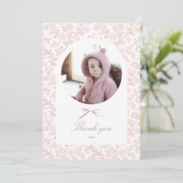 Some Bunny Birthday Photo Tack Kort (Stående Fram)